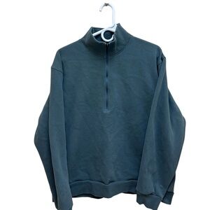 Lululemon Forest Green Steady State 1/4 Quarter Zip sweatshirt M